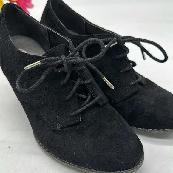 Dr. Scholl's Black lace up heels Memory Foam Cool Fit Size 7 BHE4962D - Picture 7 of 9